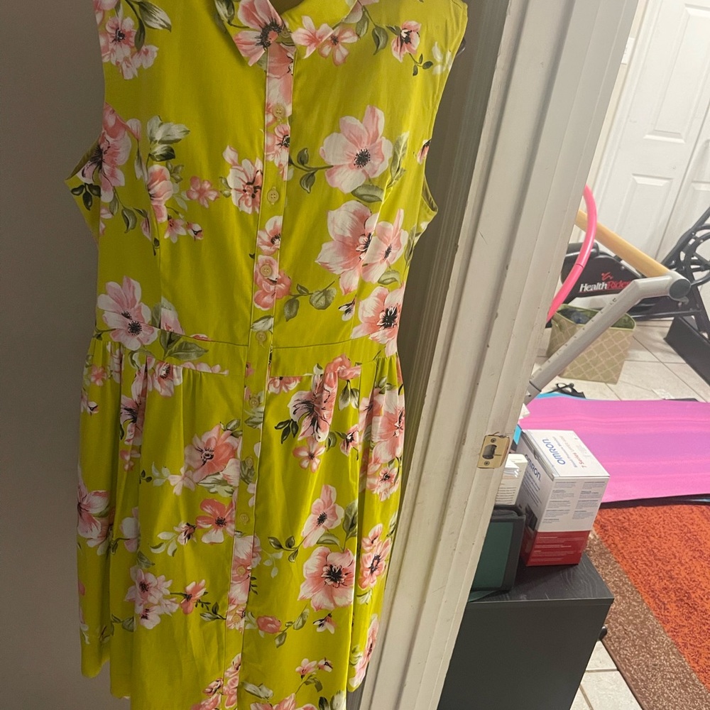 Vintage multi colored floral dress